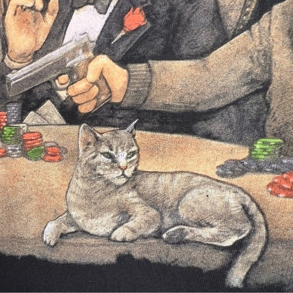 Big Chris Art Get Down Art Gangster Poker Game T-shirt Size Medium - Picture 3 of 8